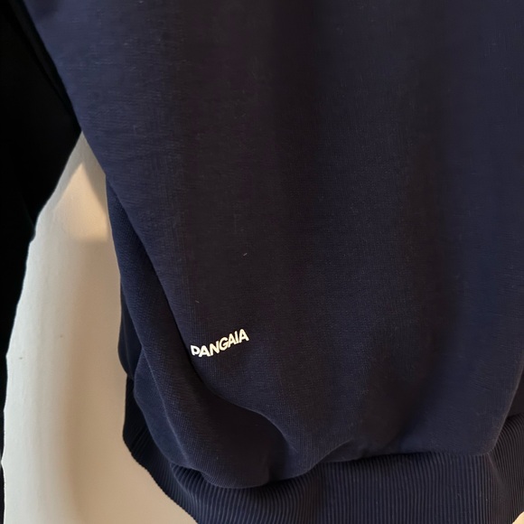 PANGAIA NAVY BLUE HOODIE - Picture 4 of 4